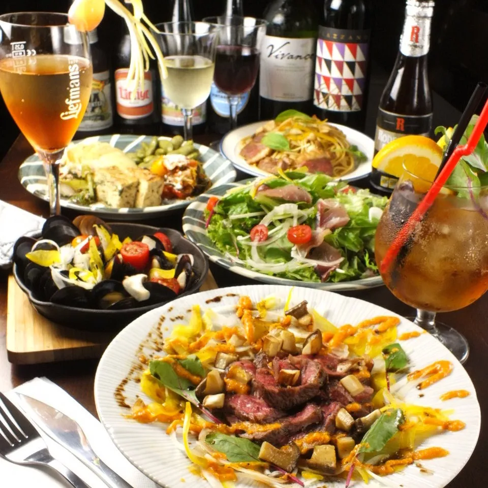 【新登場♪】3Fダイナー限定!クリスマスディナーや女子会に★1杯目シードル付全9品 『選べるコース』¥3,500